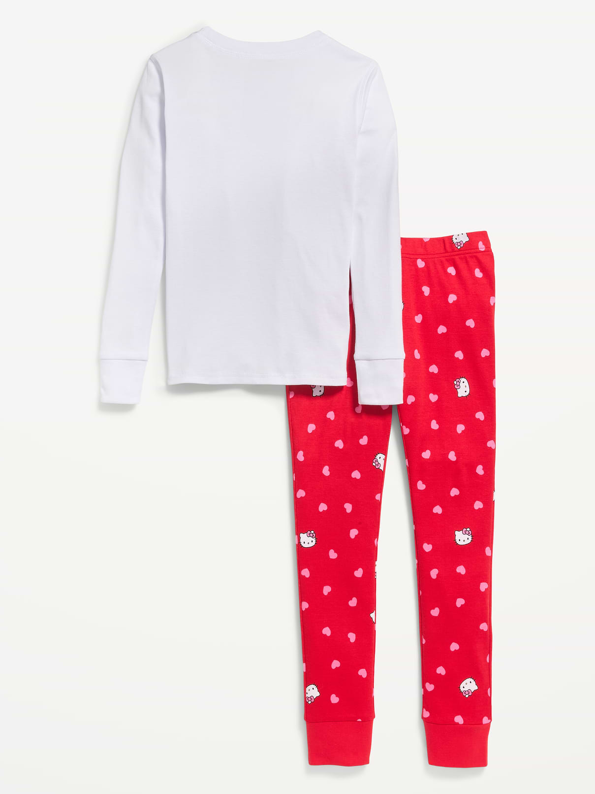 Image 2 of 2, Hello Kitty® Snug-Fit Graphic Pajama Set for Girls