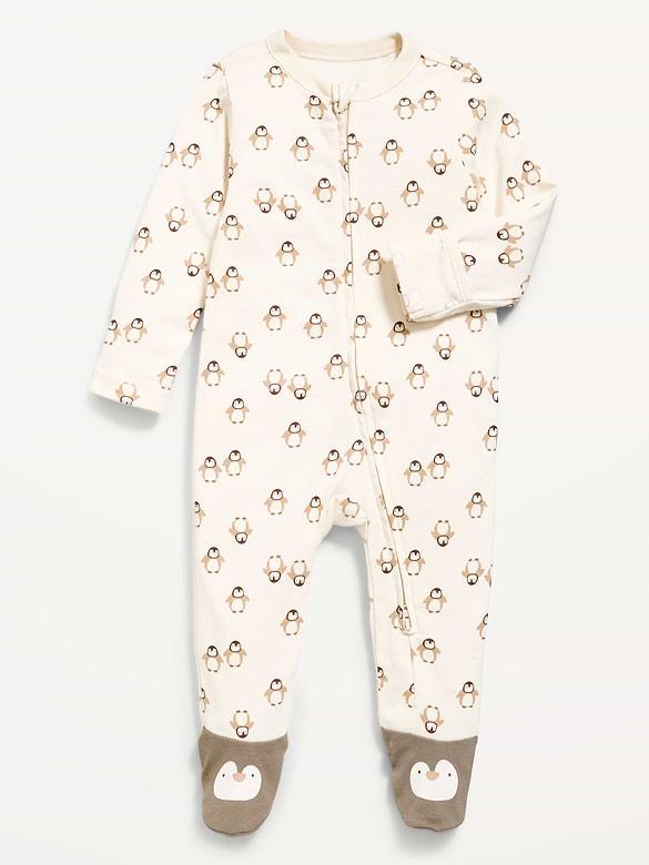 Snug-Fit 2-Way-Zip Sleep & Play Footed One-Piece for Baby