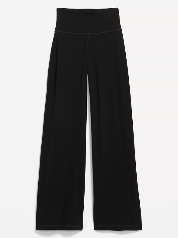 High-Waisted StudioSmooth Wide-Leg Pants