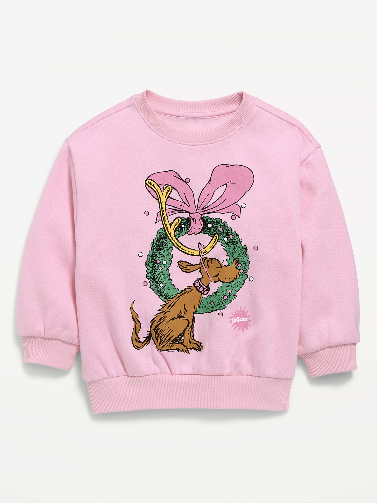 Image 1 of 1, crew neck, long sleeves, drop shoulders, graphic at front, ™ & © 2026 Dr. Seuss Enterprises, L.P., Product #1184931