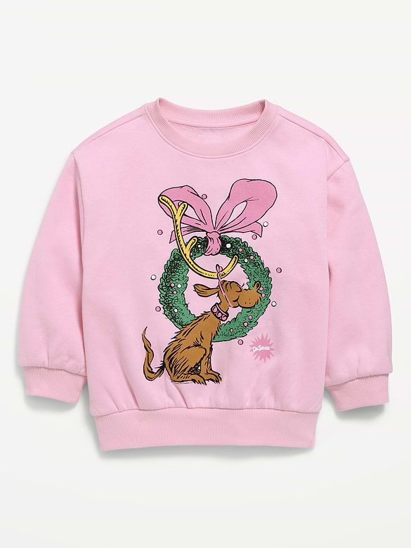 Dr. Seuss™ Grinch Crew-Neck Sweatshirt for Toddler Girls