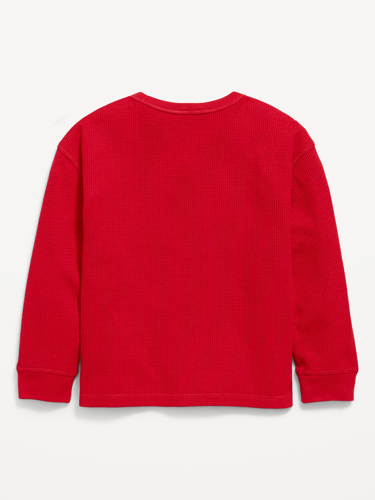 Image 2 of 2, Long-Sleeve Waffle-Knit Logo Graphic T-Shirt for Toddler Boys