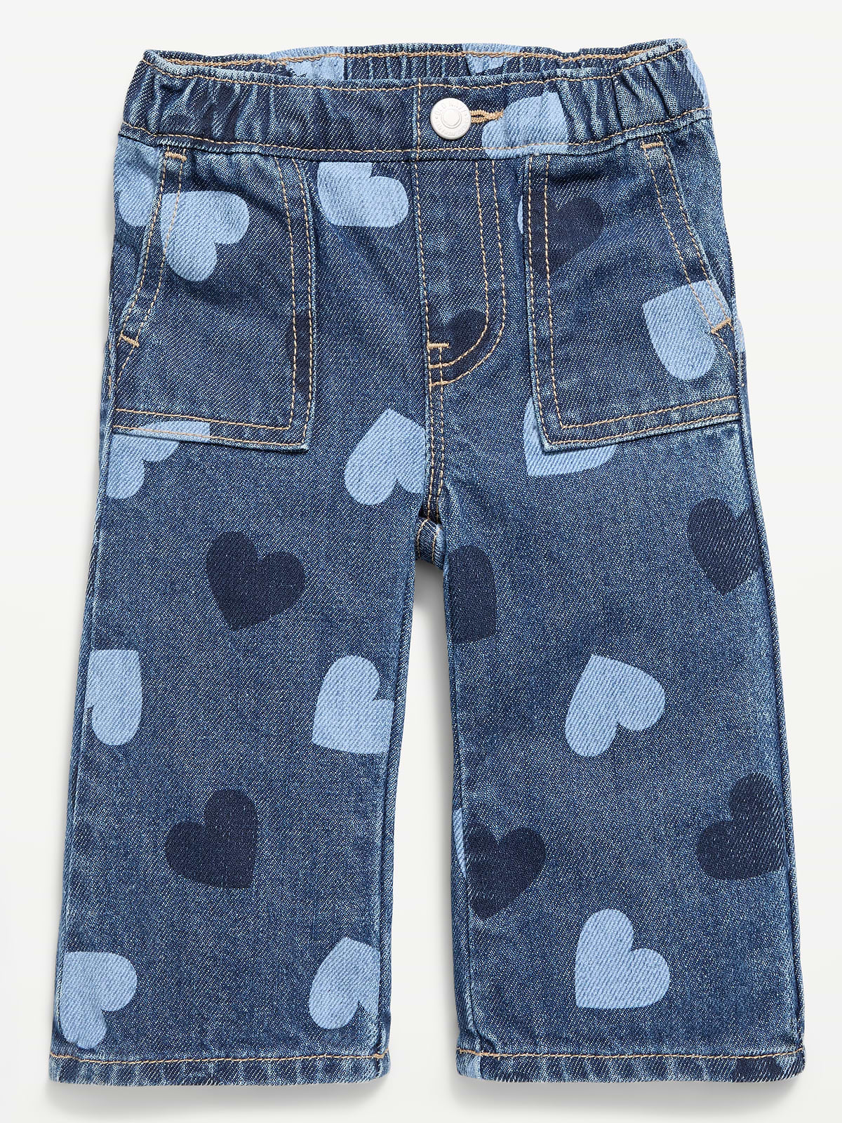 Printed Wide-Leg Jeans for Baby