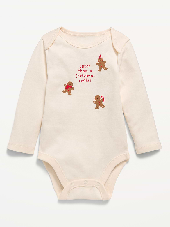 Long-Sleeve Graphic Bodysuit for Baby