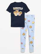 Image 1 of 2, crew neck, short sleeves, matching pajama pants, elasticized waistband, all-over print, Product #1184844