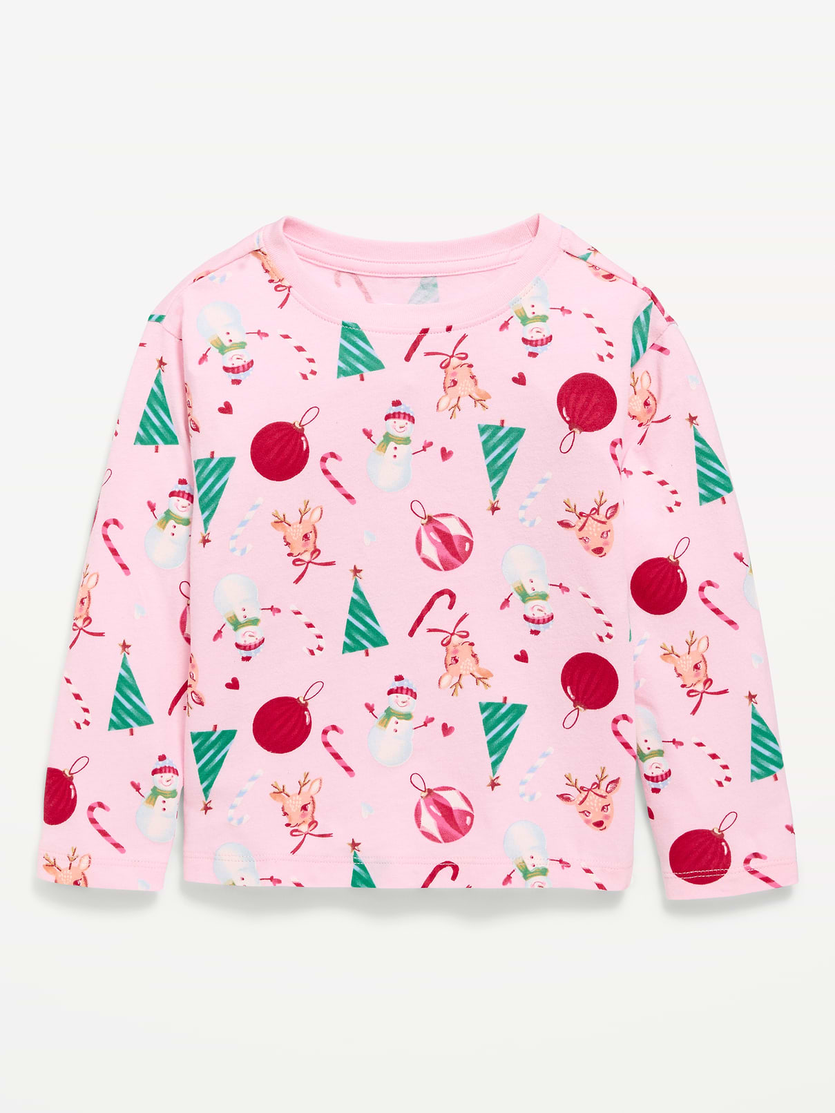 Image 1 of 1, crew neck, long sleeves, drop shoulders, all-over print, Product #1184901
