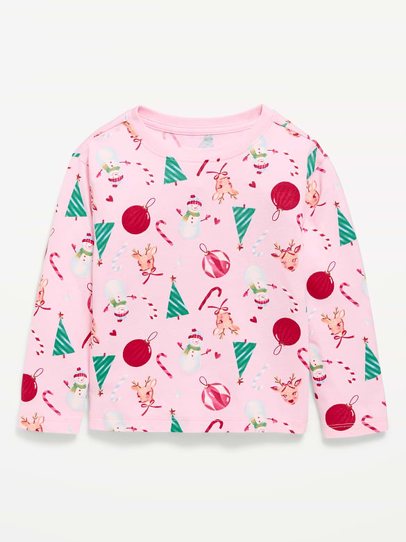 Printed Long-Sleeve T-Shirt for Toddler Girls
