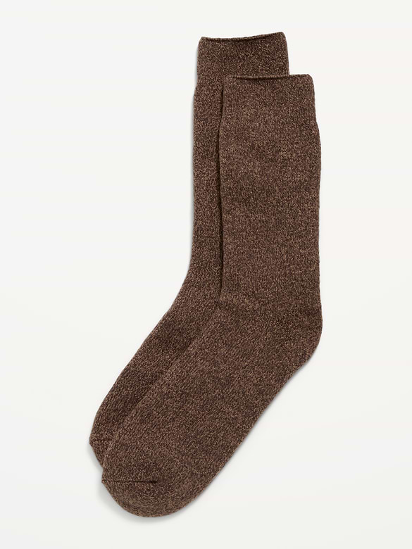 Cozy-Lined Crew Socks for Men