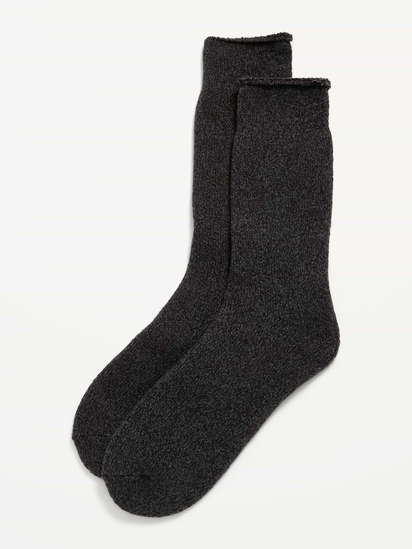 Cozy-Lined Crew Socks for Men