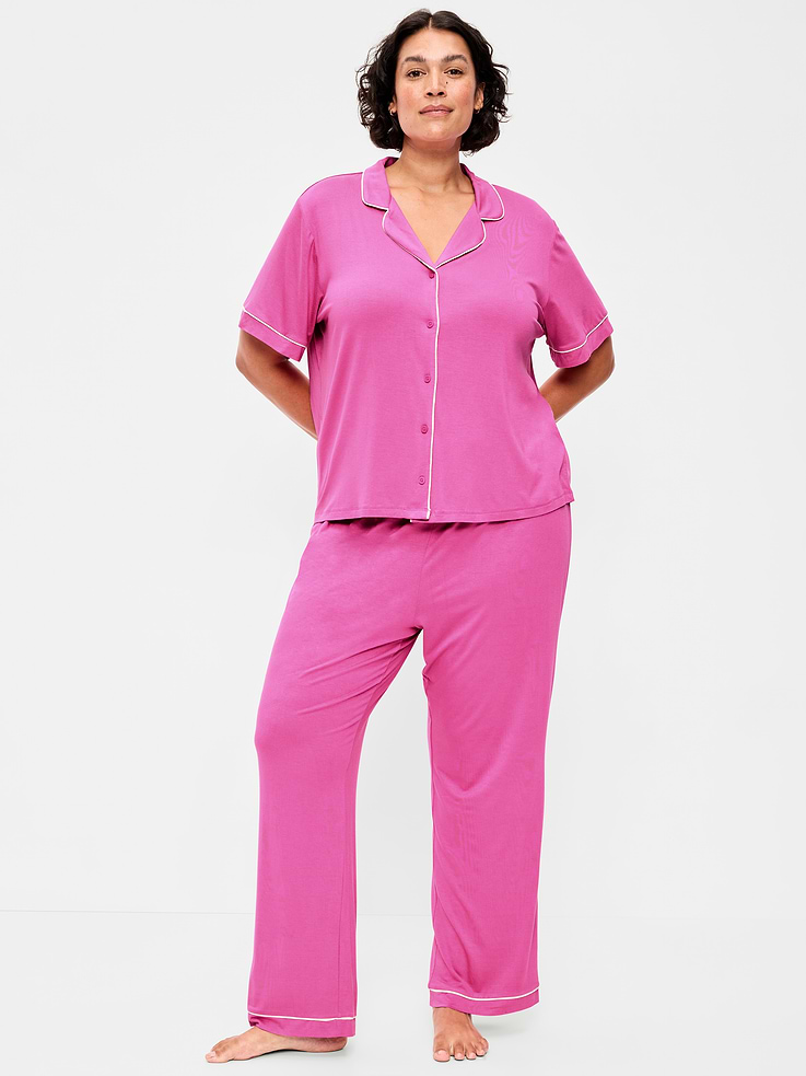 L'image numéro 6 présente Ensemble pantalon en tricot de jersey Grasse matinée