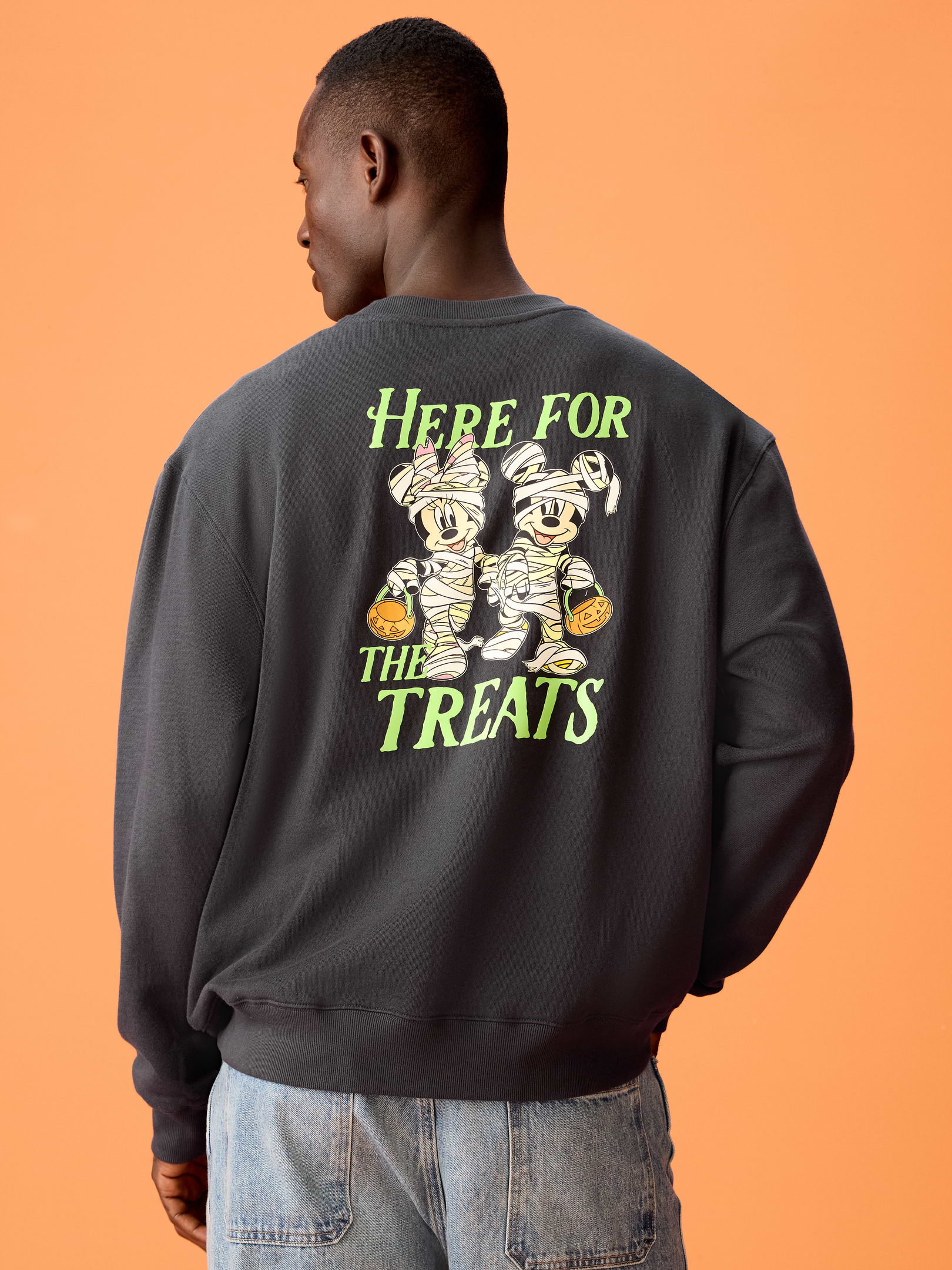 Image 1 of 5, crew neck, rib-knit trim, pullover style, ©Disney, Product #906133
