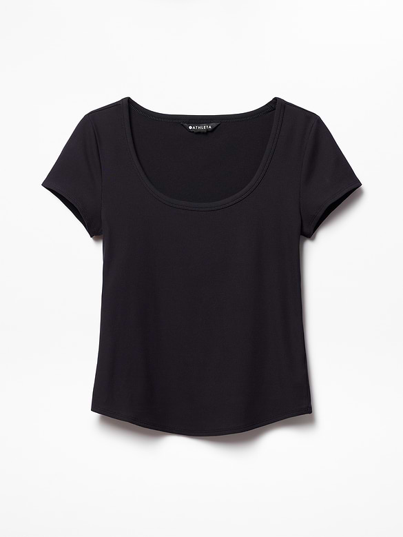 Signature Rib Scoop Tee