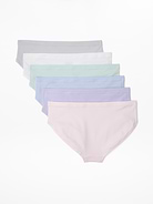 Image number 2 showing, Athleta Girl Right Moves Cotton Bikini Underwear 6-Pack