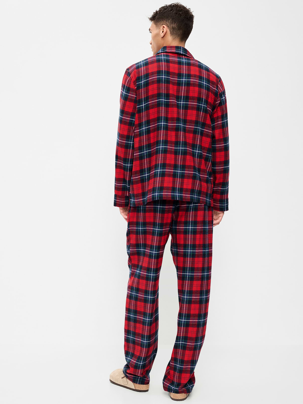 Image 2 of 3, Flannel Pajama Pant Set for Men