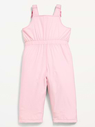 Image number 2 showing, Water-Resistant Snow-Bib Overalls for Toddler Girls