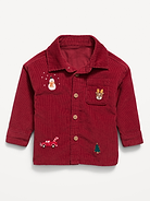 Image 1 of 1, spread collar, long sleeves, buttoned cuffs, full button front, buttoned patch pocket at chest, embroidered graphic, Product #908359