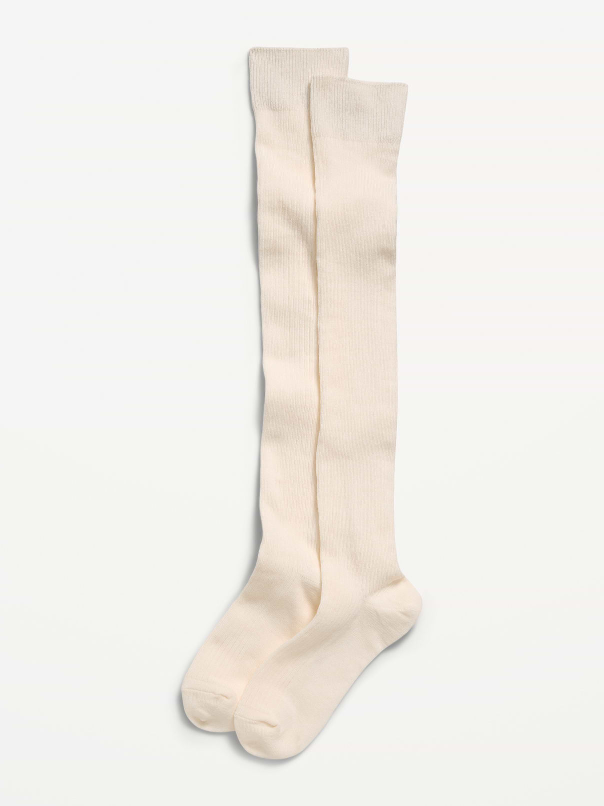 Image 1 of 2, over-the-knee length, ribbed, notched toe seams, Product #910990