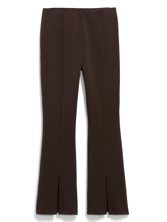 High-Waisted Bounce Fleece Flare-Leg Sweatpants