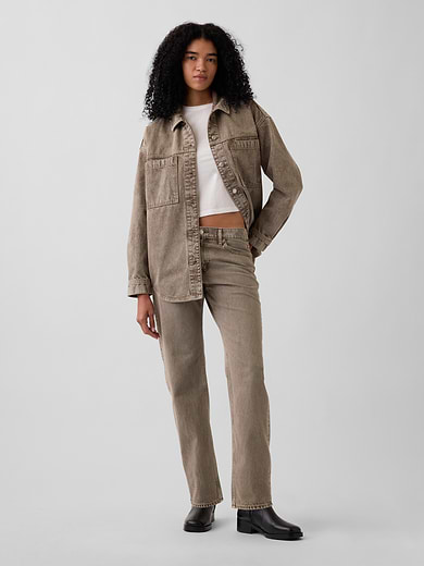 Image number 1 showing, Mid Rise Straight Taper Jeans