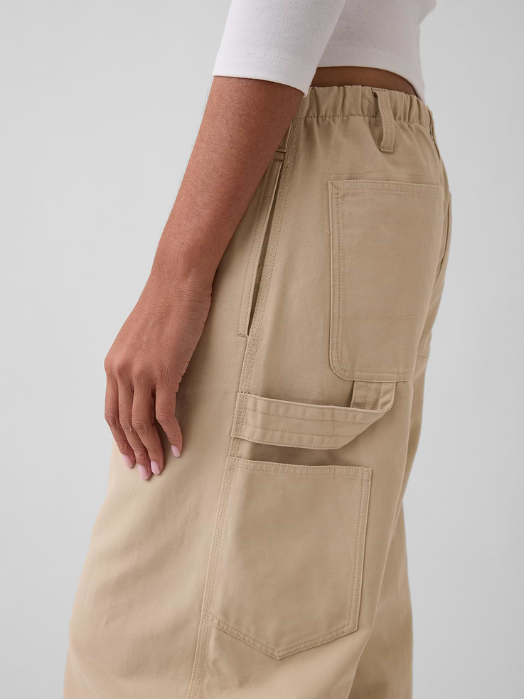 Image number 5 showing, Canvas Easy Baggy Barrel Cargo Pants