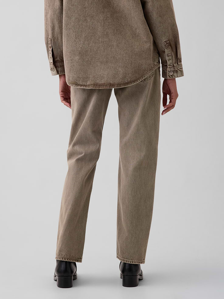 Image number 4 showing, Mid Rise Straight Taper Jeans
