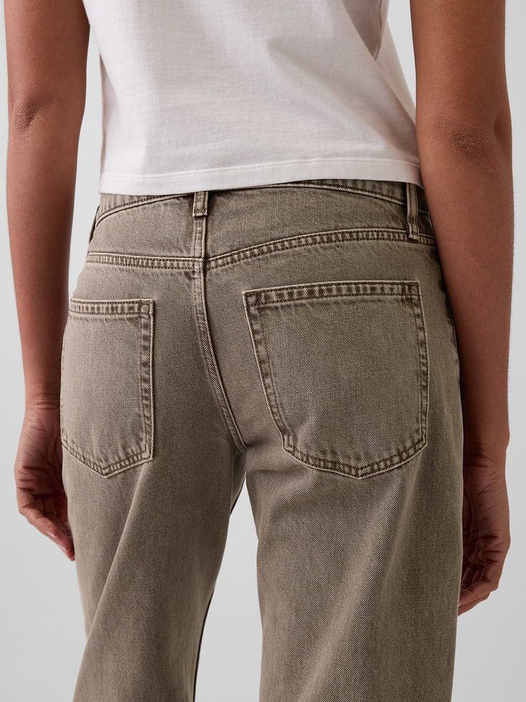 Image number 5 showing, Mid Rise Straight Taper Jeans
