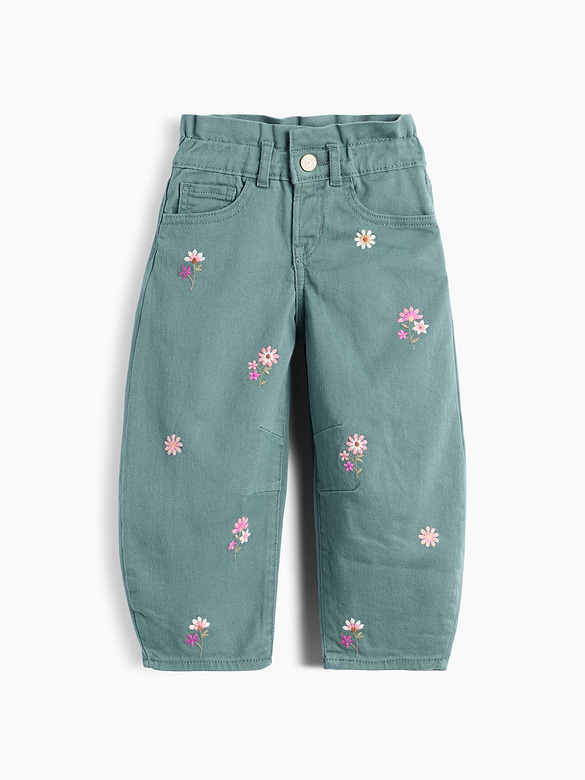 Baby & Toddler Embroidered Horseshoe Jeans