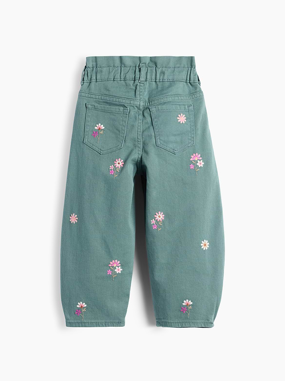 Baby & Toddler Embroidered Horseshoe Jeans