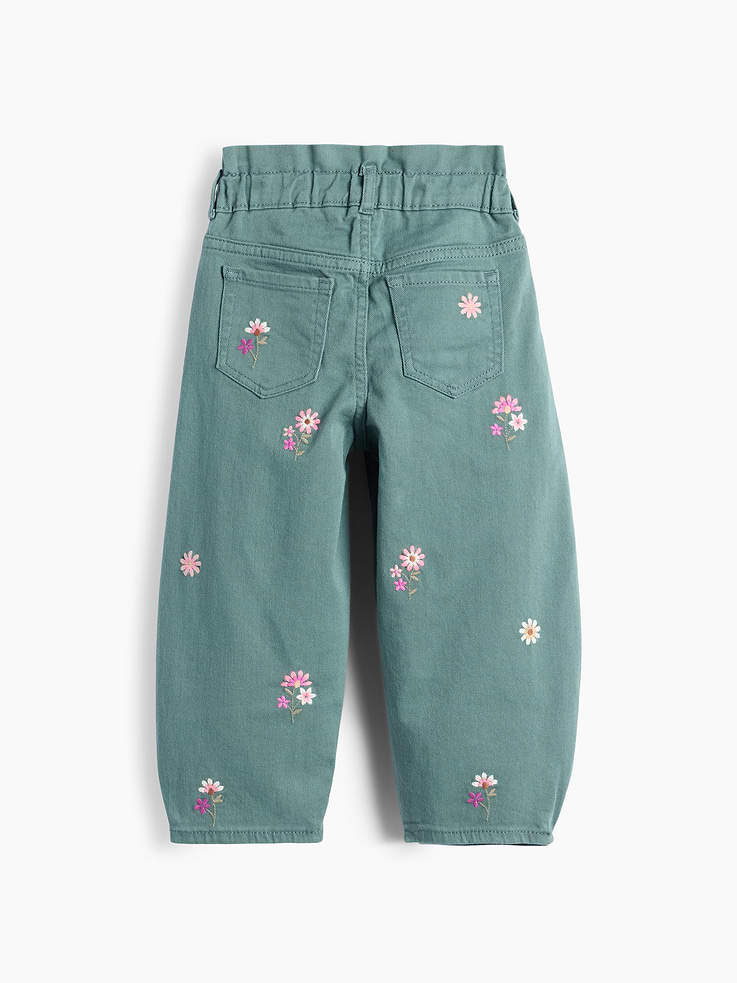 Image number 3 showing, Baby & Toddler Embroidered Horseshoe Jeans