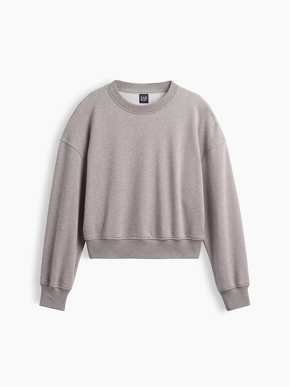 VintageSoft Terry Oversized Wedge Sweatshirt