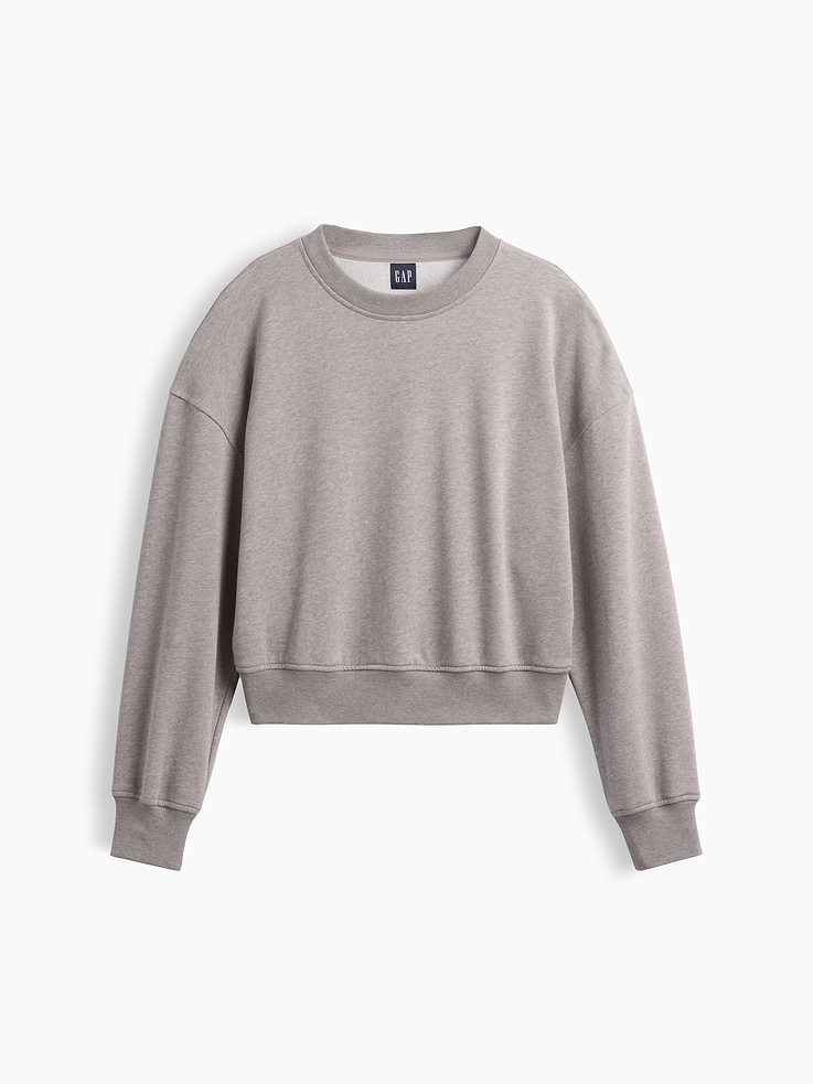 Image number 7 showing, VintageSoft Terry Oversized Wedge Sweatshirt