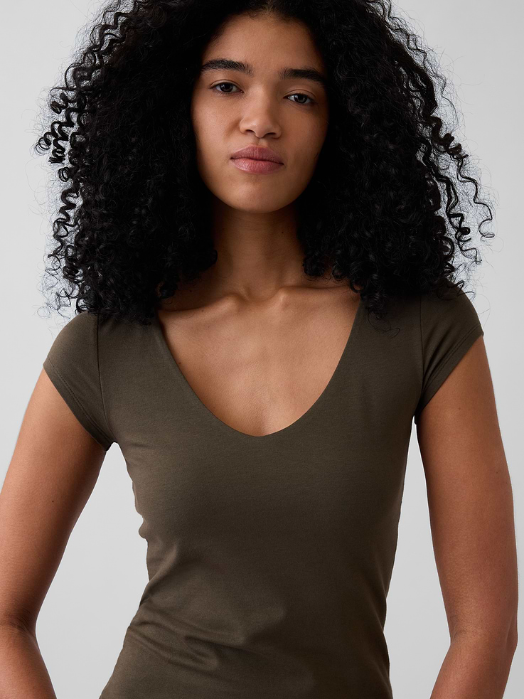 Image number 4 showing, CloseKnit Jersey V-Neck T-Shirt
