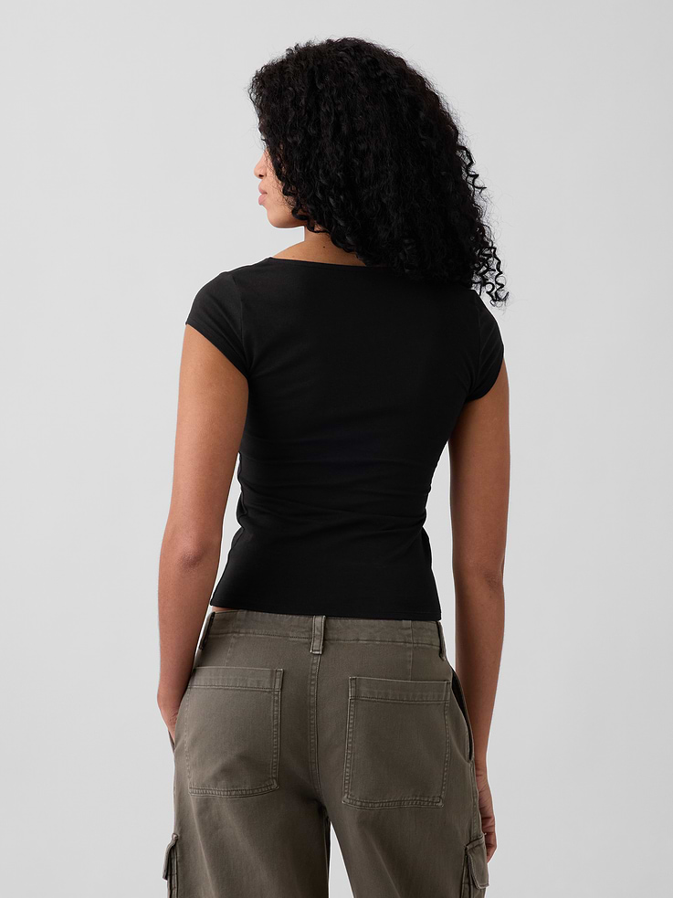 Image number 3 showing, CloseKnit Jersey V-Neck T-Shirt