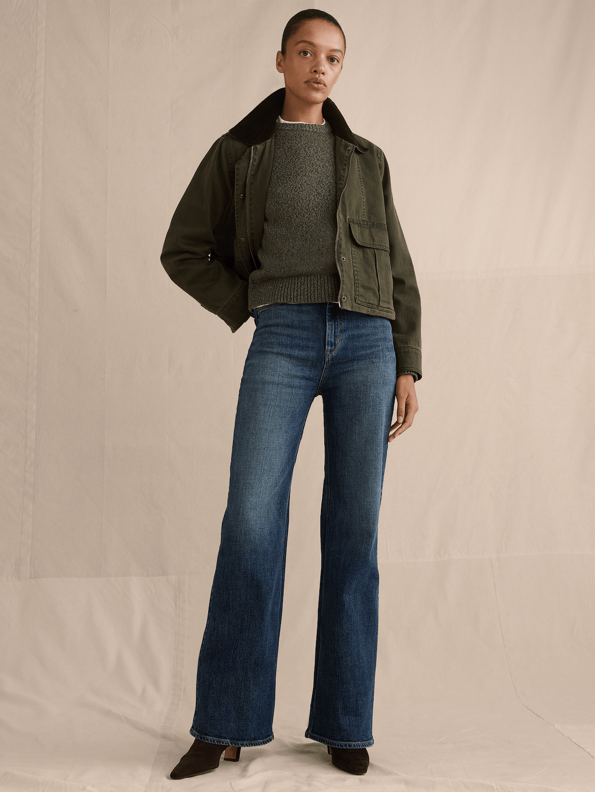 Ultra High-Rise Flare Jean