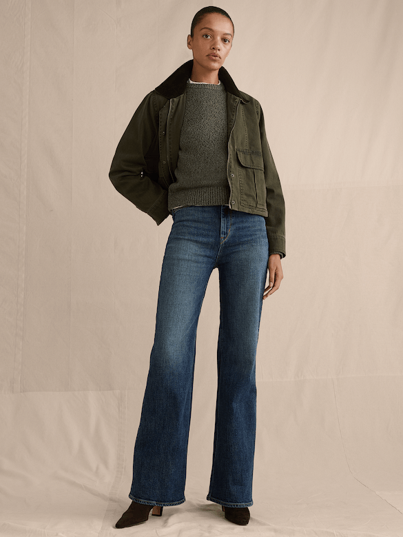 Ultra High-Rise Flare Jean