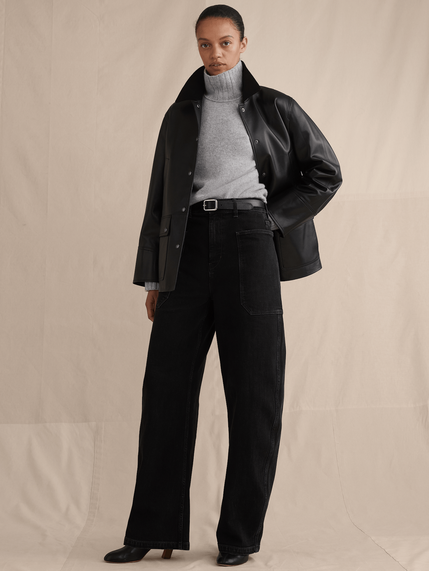 Image number 1 showing, Ultra High-Rise Barrel Jean