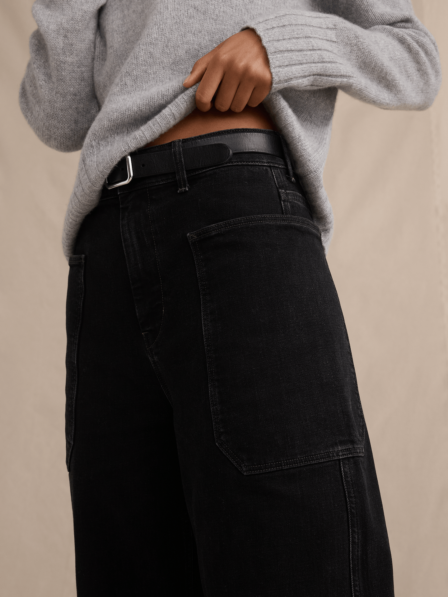Image number 4 showing, Ultra High-Rise Barrel Jean
