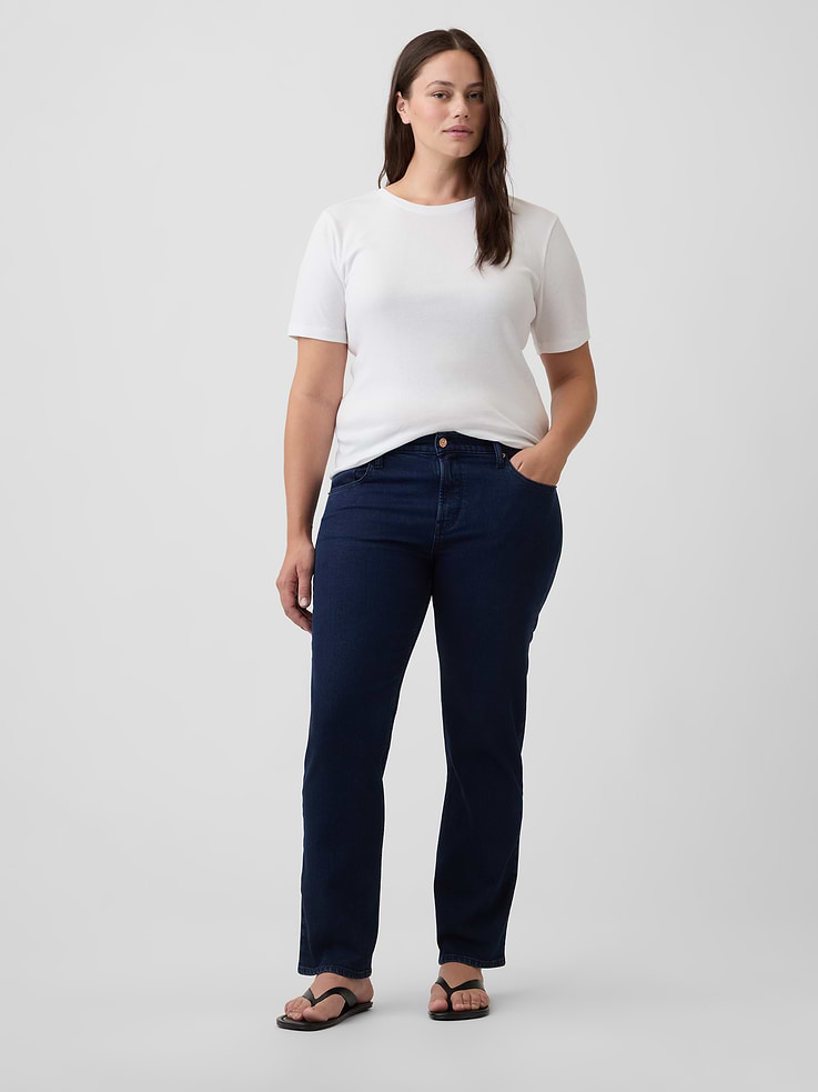 Image number 5 showing, Mid Rise '90s Slim Straight Jeans