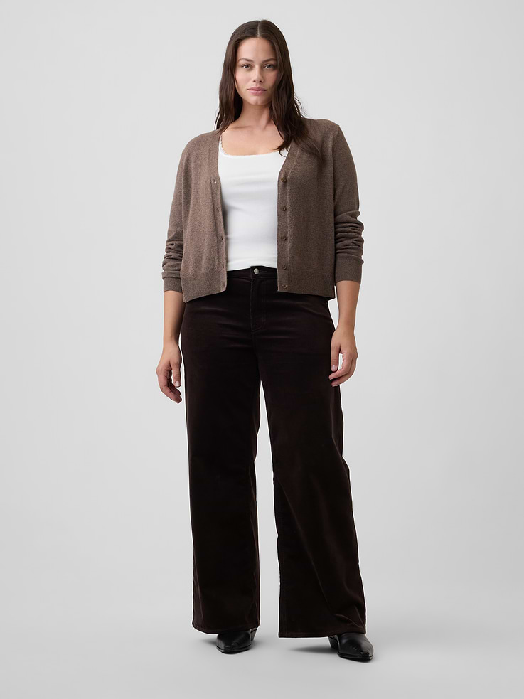 Image number 5 showing, Mid Rise Wide-Leg Corduroy Pants