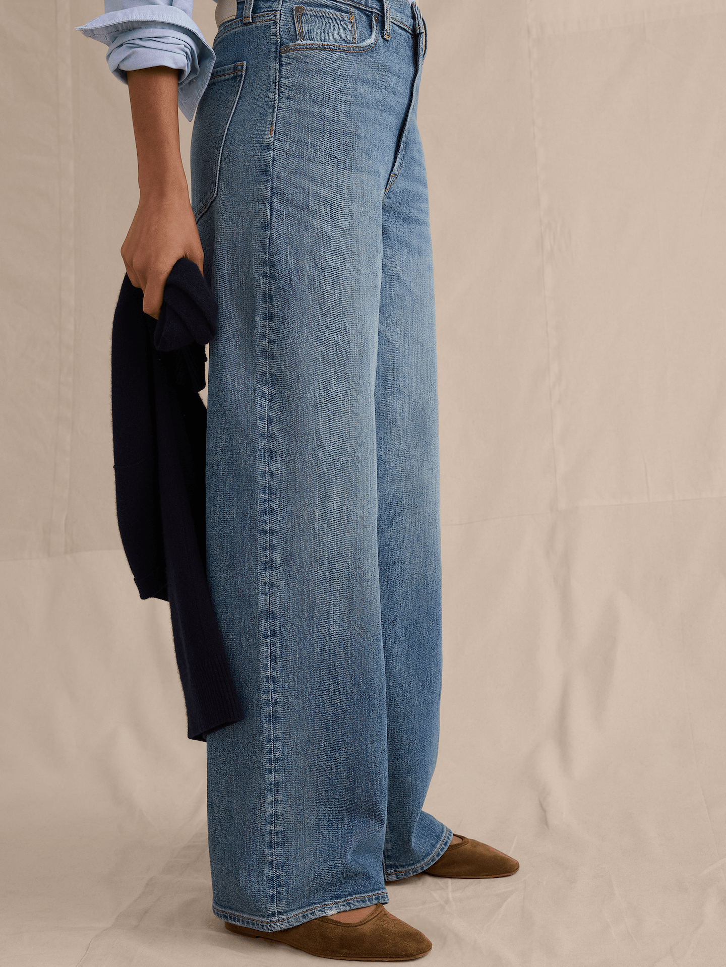 Image number 8 showing, High-Rise Relaxed Wide-Leg Jean