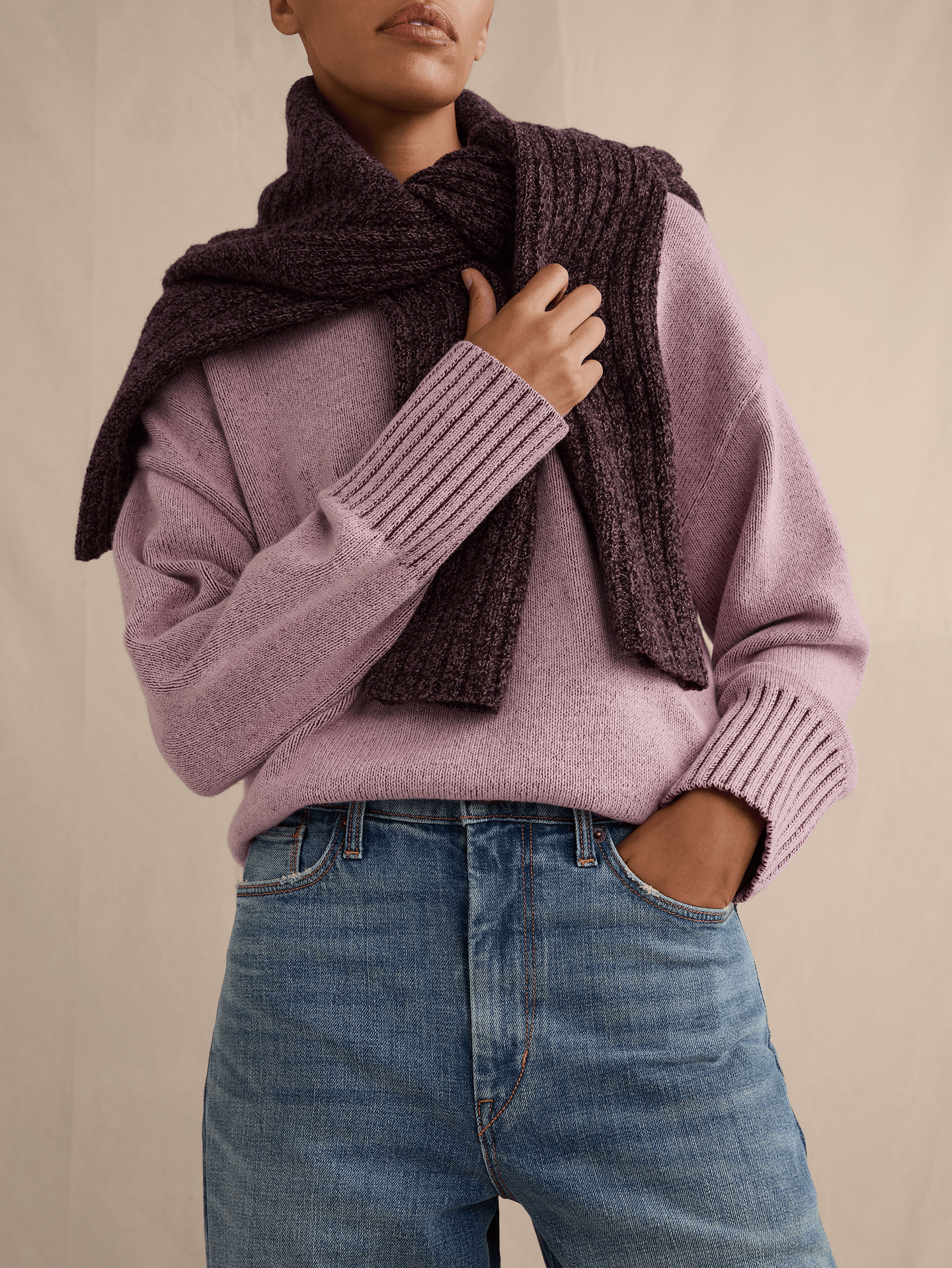 Image number 3 showing, High-Rise Relaxed Wide-Leg Jean
