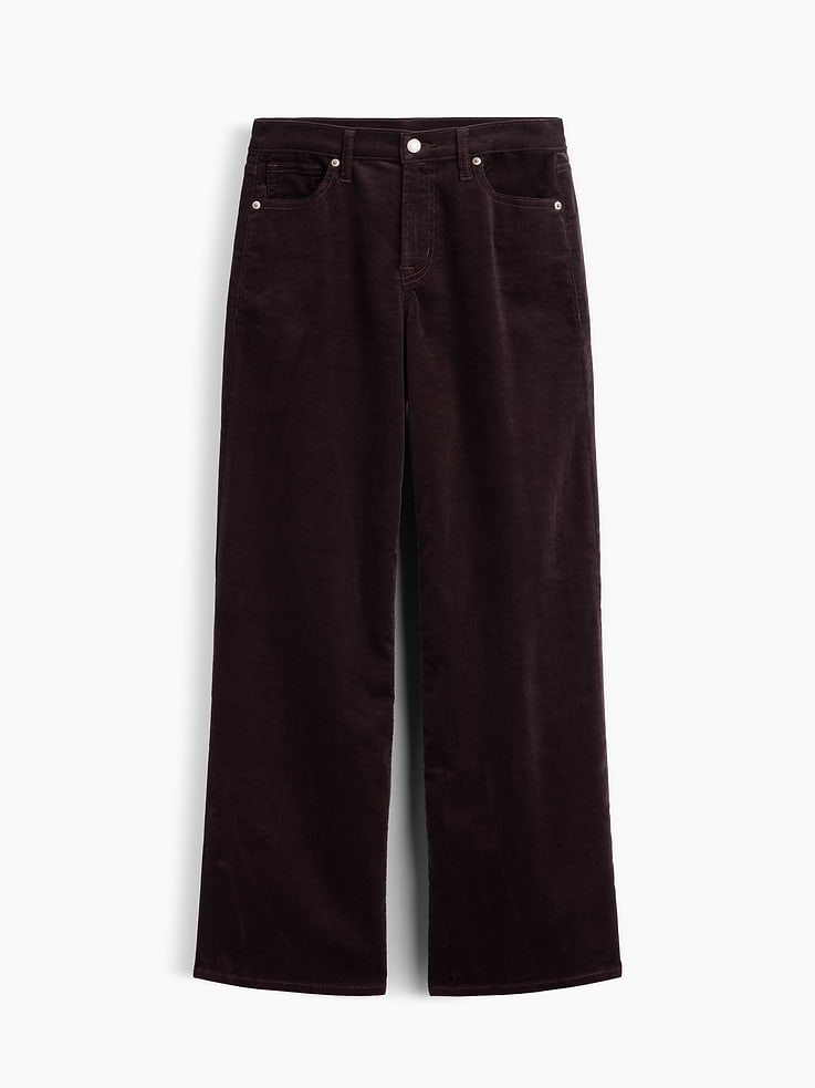 Image number 7 showing, Mid Rise Wide-Leg Corduroy Pants