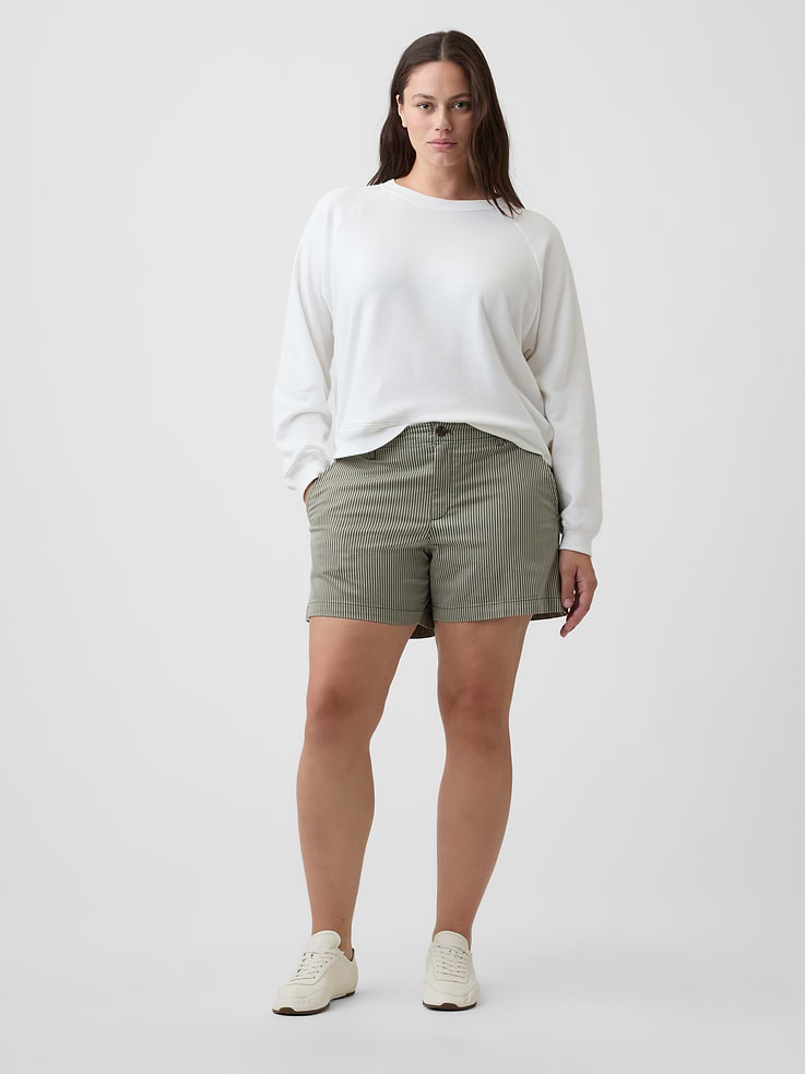 Image number 5 showing, 5" Mid Rise Downtown Khaki Shorts