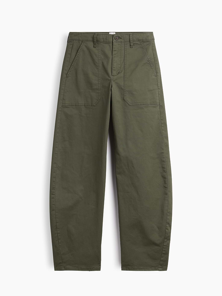 Image number 7 showing, Mid Rise Barrel Khakis
