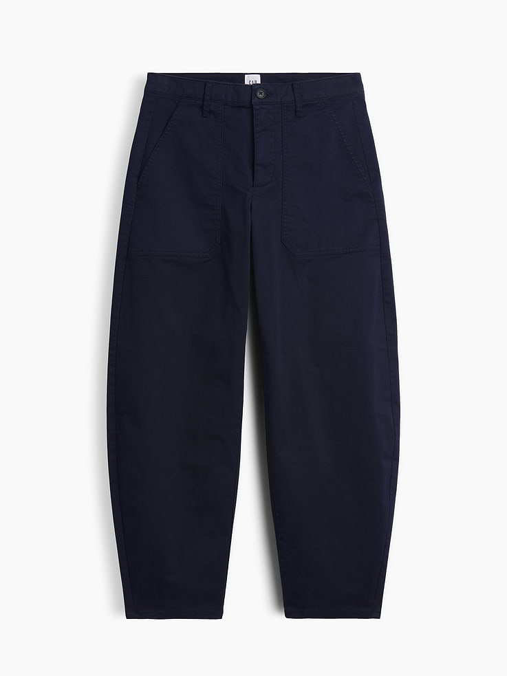 Image number 7 showing, Mid Rise Barrel Khakis