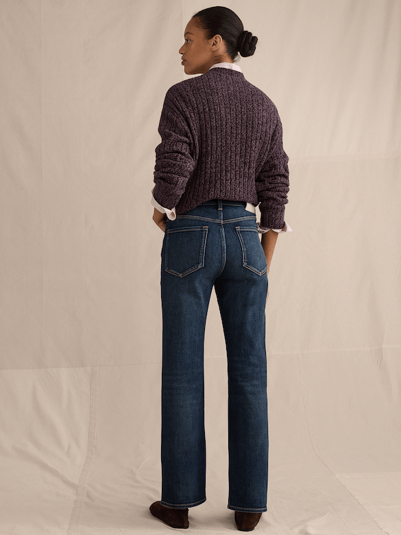 High-Rise Kick-Flare Jean