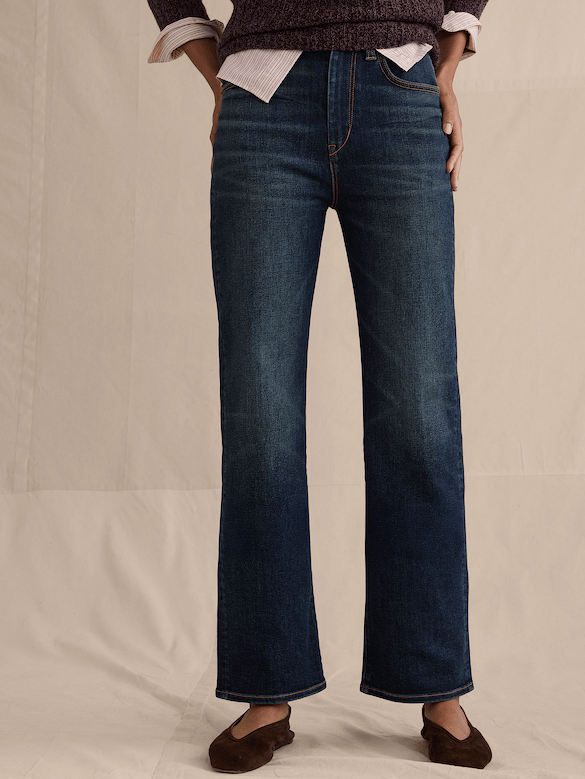 High-Rise Kick-Flare Jean