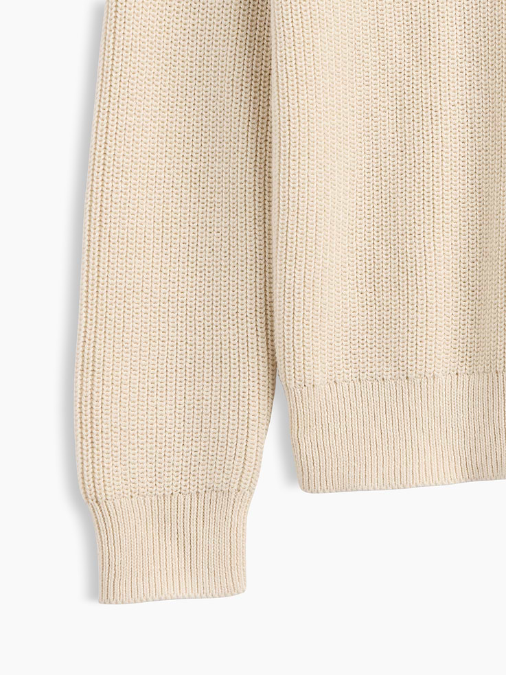 Image 2 of 3, Kids Relaxed Textured Crewneck Sweater
