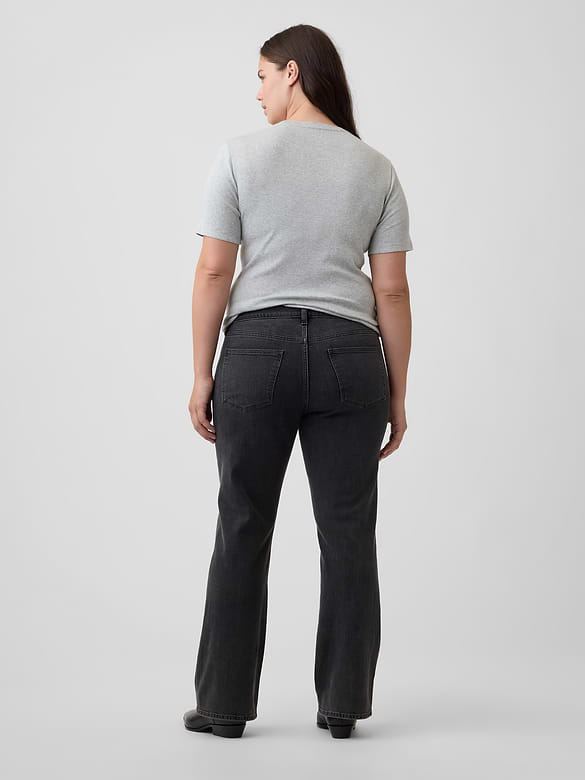 Mid Rise Boot Jeans
