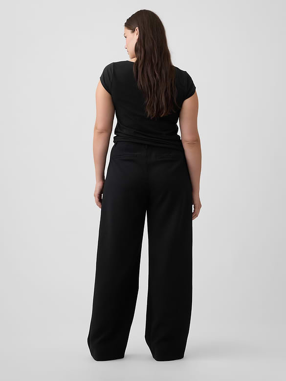 100% Recycled Easy Crepe Trousers